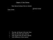 Chapter 13: Star Clusters