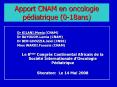 Apport CNAM en oncologie p PowerPoint PPT Presentation