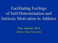 Facilitating Feelings of Self-Determination and Intrinsic Motivation in Athletes PowerPoint PPT Presentation