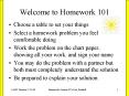 Welcome to Homework 101 PowerPoint PPT Presentation