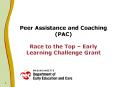 Peer Assistance and Coaching (PAC) Race to the Top  PowerPoint PPT Presentation