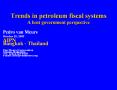 Trends in petroleum fiscal systems A host government perspective PowerPoint PPT Presentation