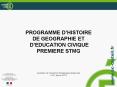 PROGRAMME D PowerPoint PPT Presentation