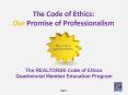 The Code of Ethics   Your Promise of Professionalism PowerPoint PPT Presentation