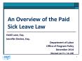 An Overview of the Paid Sick Leave Law PowerPoint PPT Presentation