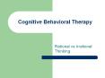 Cognitive Behavioral Therapy PowerPoint PPT Presentation