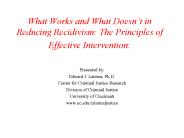 What Works and What Doesn