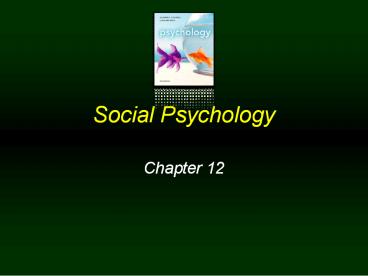 Social Psychology