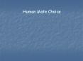 Human Mate Choice PowerPoint PPT Presentation