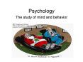 Psychology PowerPoint PPT Presentation