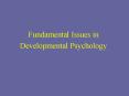 Fundamental Issues in PowerPoint PPT Presentation