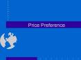 Price Preference PowerPoint PPT Presentation