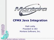 CFMX Java Integration