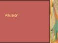 Allusion PowerPoint PPT Presentation