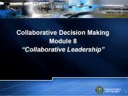 Collaborative Decision Making