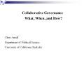 Collaborative Governance PowerPoint PPT Presentation