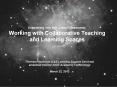 Expanding into the Virtual Classroom: Working with Collaborative Teaching and Learning Spaces PowerPoint PPT Presentation