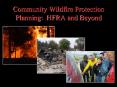 Community Wildfire Protection Planning: HFRA and Beyond PowerPoint PPT Presentation