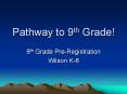 Pathway to 9th Grade! PowerPoint PPT Presentation
