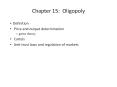 Chapter 15: Oligopoly PowerPoint PPT Presentation