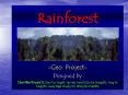 Rainforest PowerPoint PPT Presentation