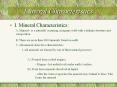 Mineral Characteristics PowerPoint PPT Presentation