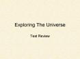 Exploring The Universe PowerPoint PPT Presentation
