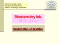 Quantitative of proteins PowerPoint PPT Presentation