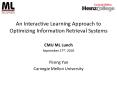 An Interactive Learning Approach to Optimizing Information Retrieval Systems PowerPoint PPT Presentation