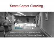 Sears Carpet Cleaning