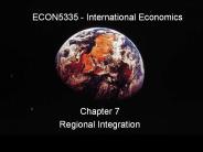 ECON5335 - International Economics