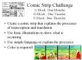 Comic Strip Challenge A Block: Due Monday D Block : Due Tuesday E Block: Due Thursday PowerPoint PPT Presentation