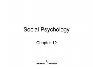 Social Psychology