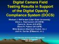 Digital Camera Field Testing Results in Support of the Digital Opacity Compliance System (DOCS) PowerPoint PPT Presentation