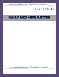 DAILY MCX NEWSLETTER PowerPoint PPT Presentation