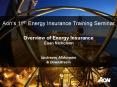 Overview of Energy Insurance