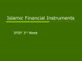 Islamic Financial Instruments PowerPoint PPT Presentation
