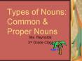 Types of Nouns:  Common PowerPoint PPT Presentation