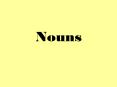 Nouns PowerPoint PPT Presentation