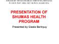 STRATEGIC HUMANITARIAN SERVICES (SHUMAS) P.O BOX 5047. MILE SIX NKWEN,BAMENDA  PRESENTATION OF SHUMAS HEALTH PROGRAM PowerPoint PPT Presentation