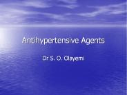 Antihypertensive Agents