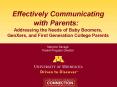 Effectively Communicating with Parents:  PowerPoint PPT Presentation