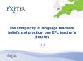The complexity of language teachers PowerPoint PPT Presentation