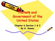 History and Government of the United States