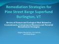 Remediation Strategies for  Pine Street Barge Superfund Burlington, VT PowerPoint PPT Presentation