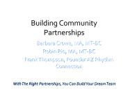 Building Community Partnerships