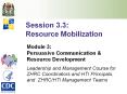 Session 3.3: Resource Mobilization PowerPoint PPT Presentation