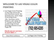 Online Brochure Printing Services - Las Vegas
