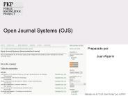 Open Journal Systems (OJS)