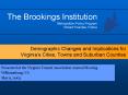 Demographic Changes and Implications for Virginia PowerPoint PPT Presentation